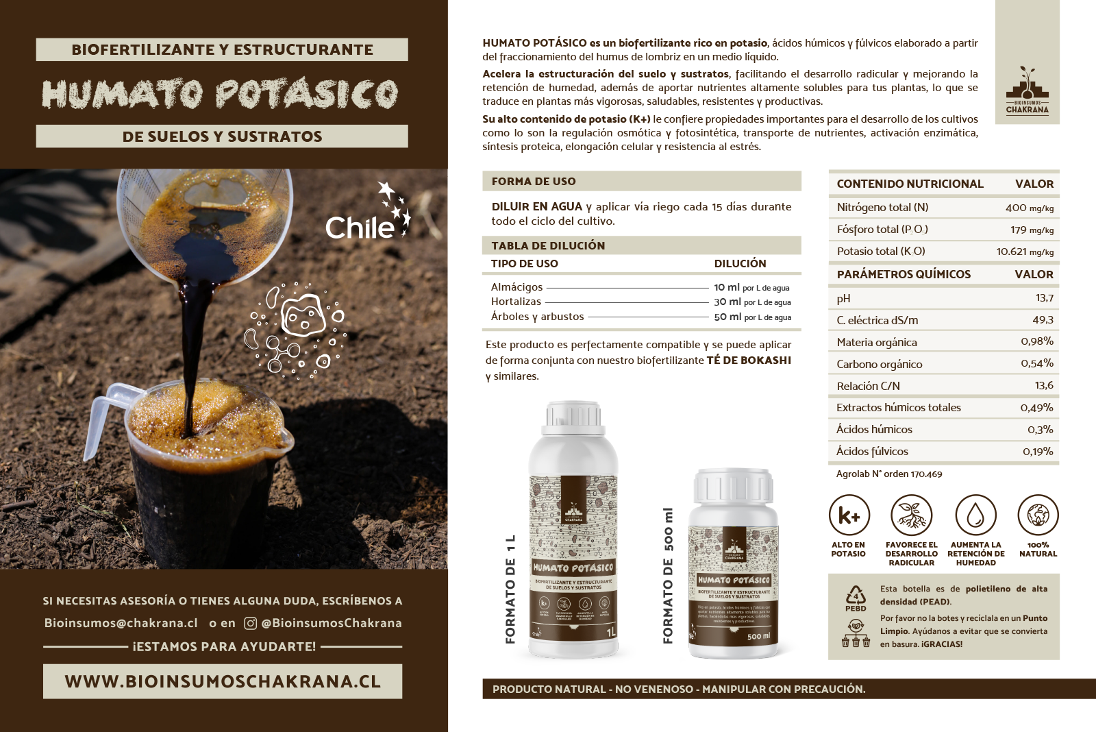 Humato Potásico